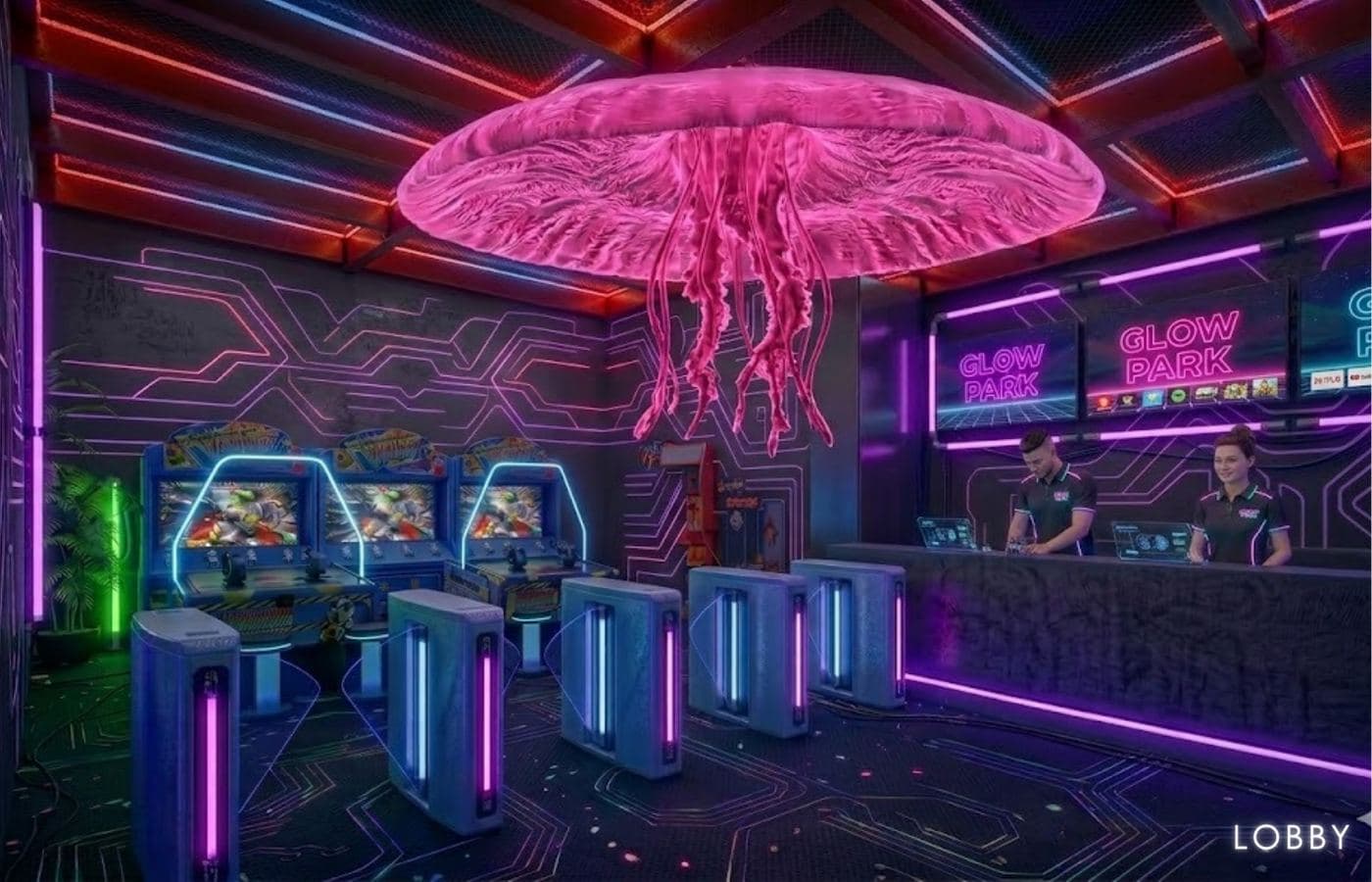 Lobby de Neonia